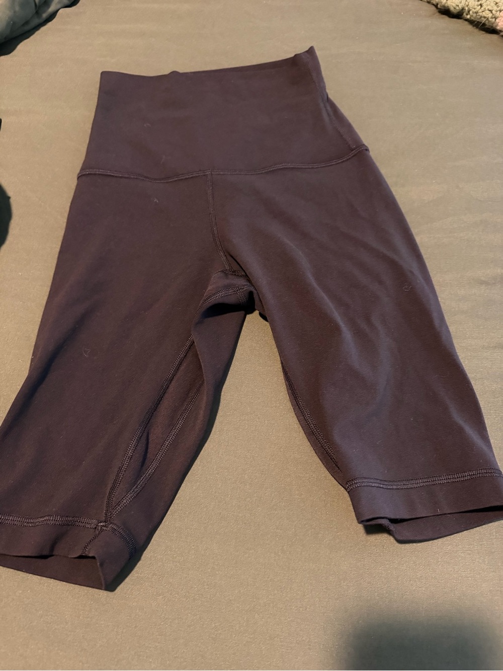 lululemon athletica High-Rise Bike Shorts — Deep Plum